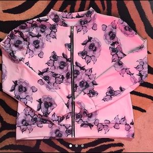 Floral Zip Up Jacket‼️